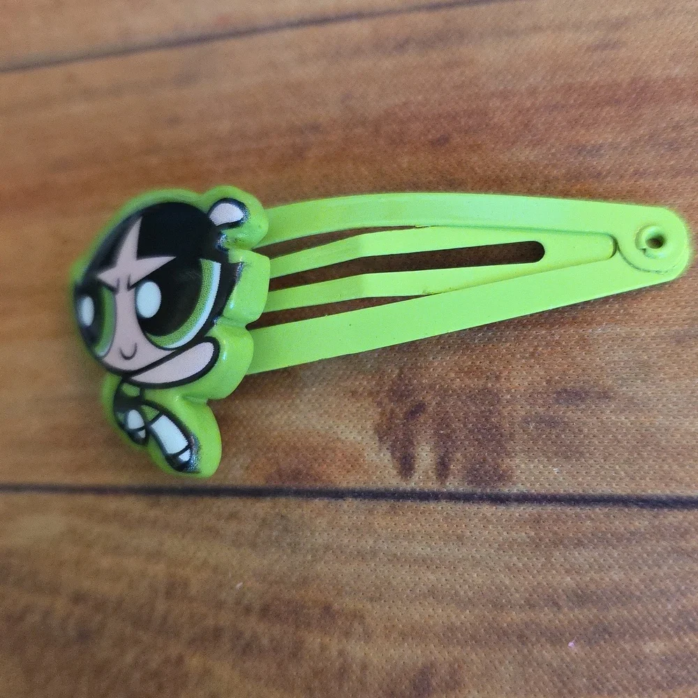 The Powerpuff Girls Green Character Barrette Set